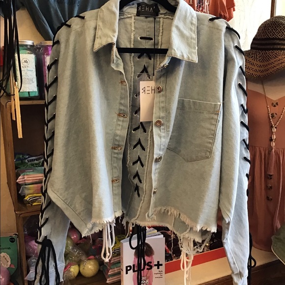 Oversized Jean jacket - Picture 2 of 6